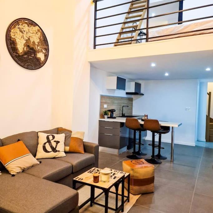 Grand Loft Avec Terrasse Privee Apartment Сент Етиен Екстериор снимка